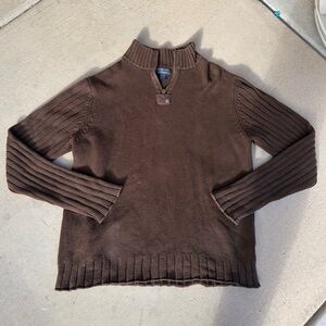 Brown Half-Zip Sweater by Polo Jeans Company